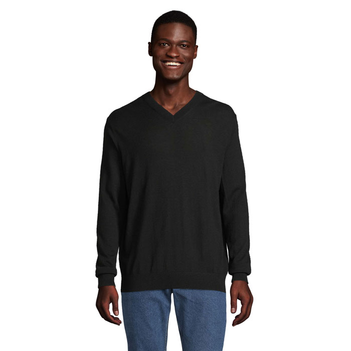 SULLIVAN MEN V-NECK SWEATER — gadget promozionale personalizzabile con il tuo logo