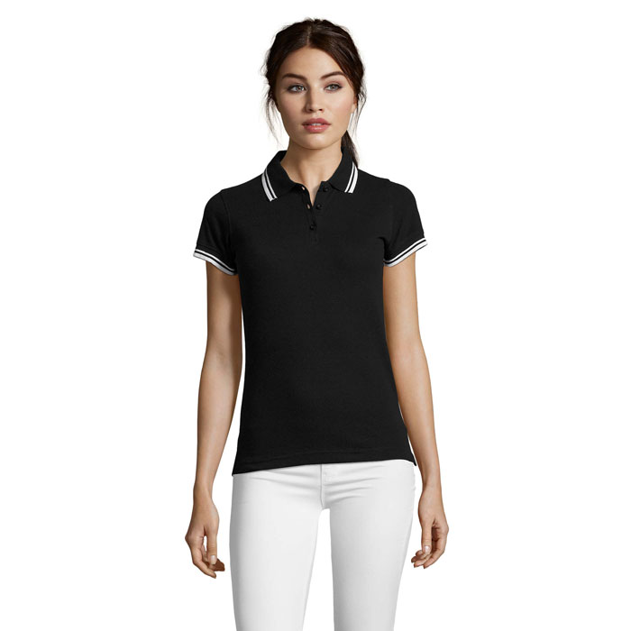 Polo donna PASADENA 200g — gadget promozionale personalizzabile con il tuo logo