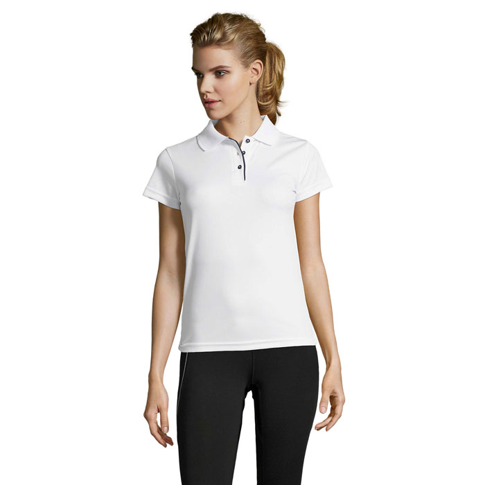 PERFORMER WOMEN SPORTS POLO — gadget promozionale personalizzabile con il tuo logo