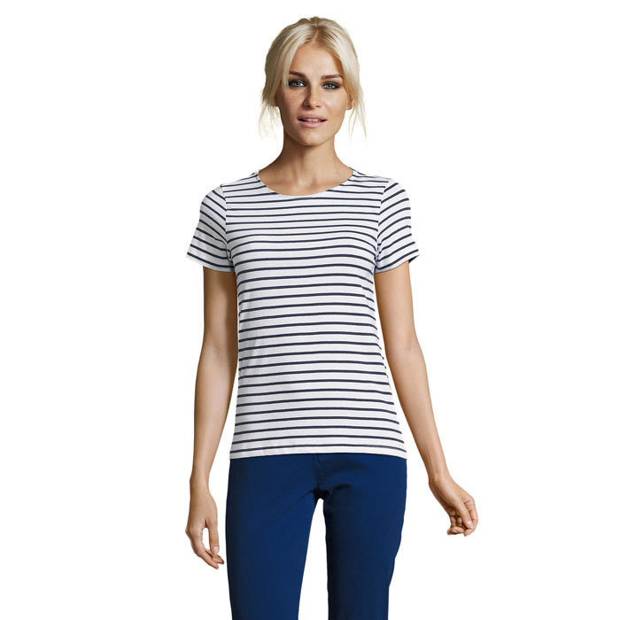 MILES-WOMEN T-SHIRT-150g — gadget promozionale personalizzabile con il tuo logo