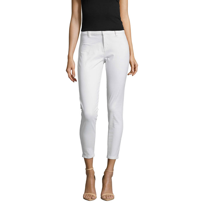 JULES WOMEN CHINO TROUSERS — gadget promozionale personalizzabile con il tuo logo
