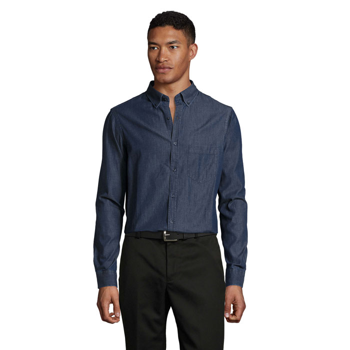 BARRY MEN DENIM SHIRTZ — Abbigliamento personalizzabile con il tuo logo