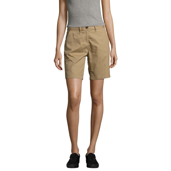 JASPER WOMEN CHINO SHORTS — gadget promozionale personalizzabile con il tuo logo