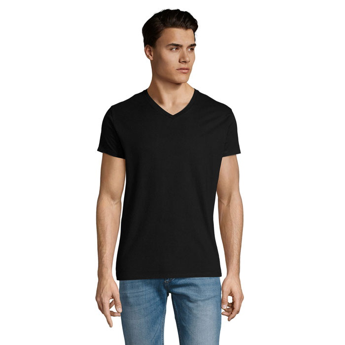 IMPERIAL-MEN V T-SHIRT-190g-WH-3XL — gadget promozionale personalizzabile con il tuo logo