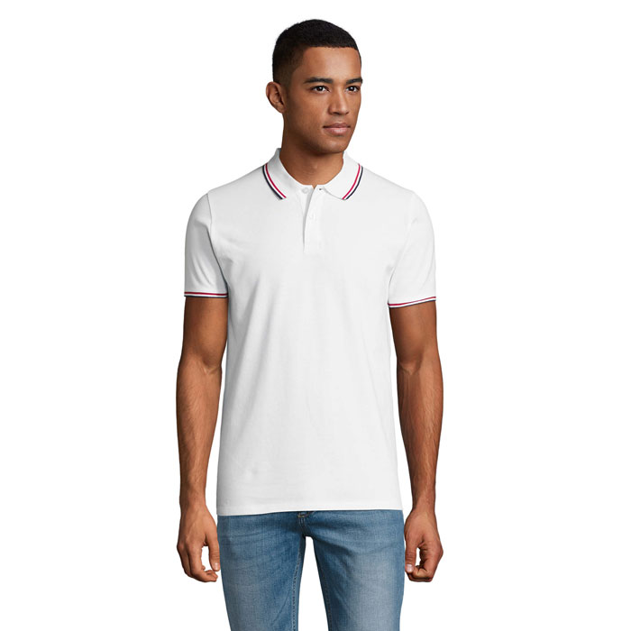 PRESTIGE MEN POLO 200 — gadget promozionale personalizzabile con il tuo logo