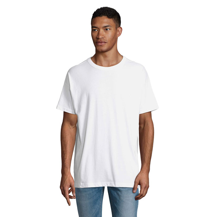 BOXY MEN T-SHIRT OVERSIZE — gadget promozionale personalizzabile con il tuo logo