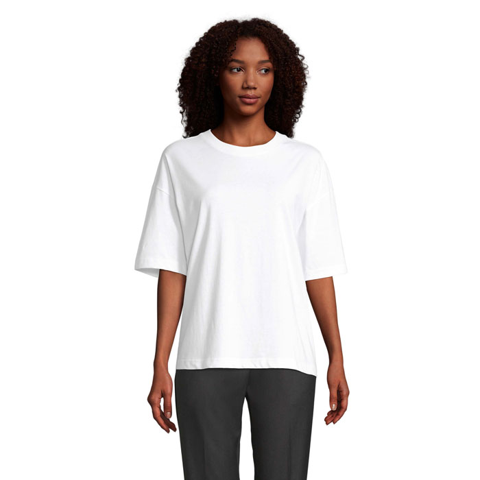 BOXY WOMEN T-SHIRT OVERSIZE — gadget promozionale personalizzabile con il tuo logo