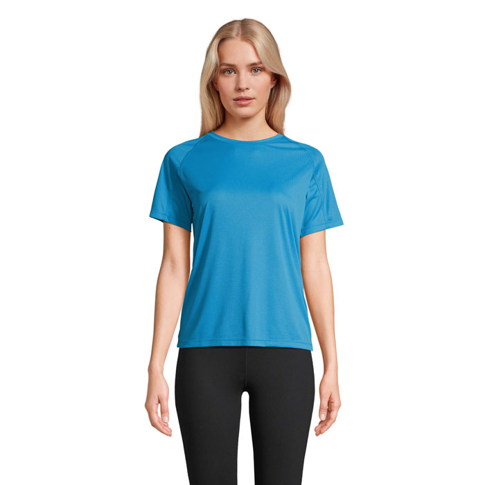 VORTEX WOMEN RAGLAN T-SHIRT — gadget promozionale personalizzabile con il tuo logo