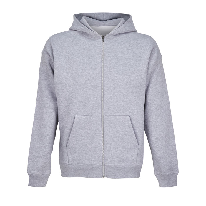 JELO UNISEX FULL-ZIP HOODIE — gadget promozionale personalizzabile con il tuo logo