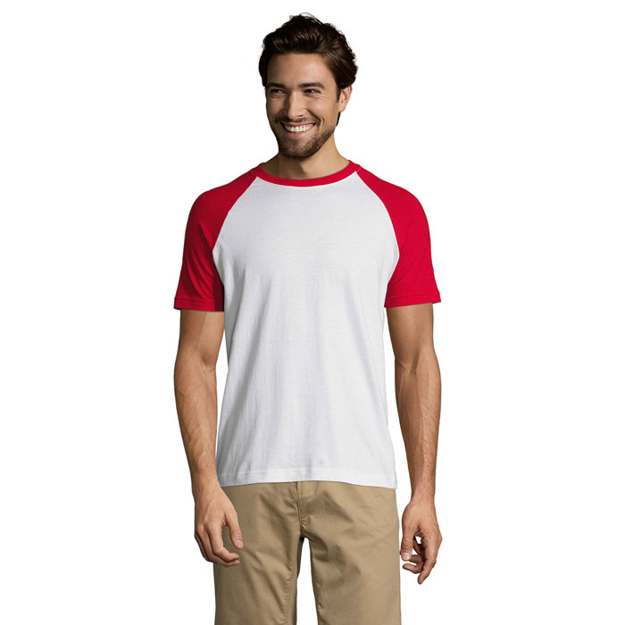 FUNKY MEN 2 COLOUR T-SHIRT — gadget promozionale personalizzabile con il tuo logo