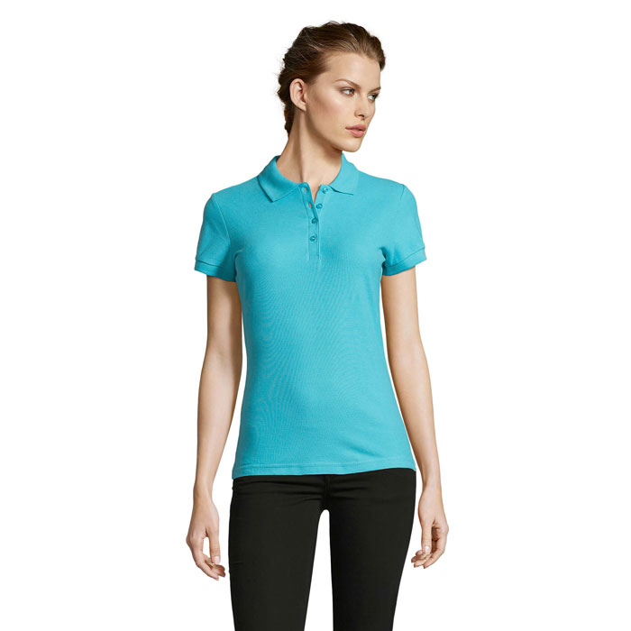PEOPLE DONNA POLO 210g — gadget promozionale personalizzabile con il tuo logo