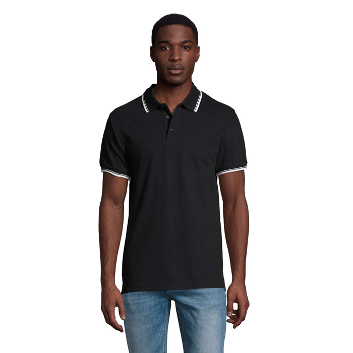 PRACTICE MEN'S POLO 270 — gadget promozionale personalizzabile con il tuo logo