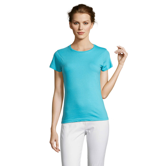 MISS WOMEN T-SHIRT 150g — gadget promozionale personalizzabile con il tuo logo