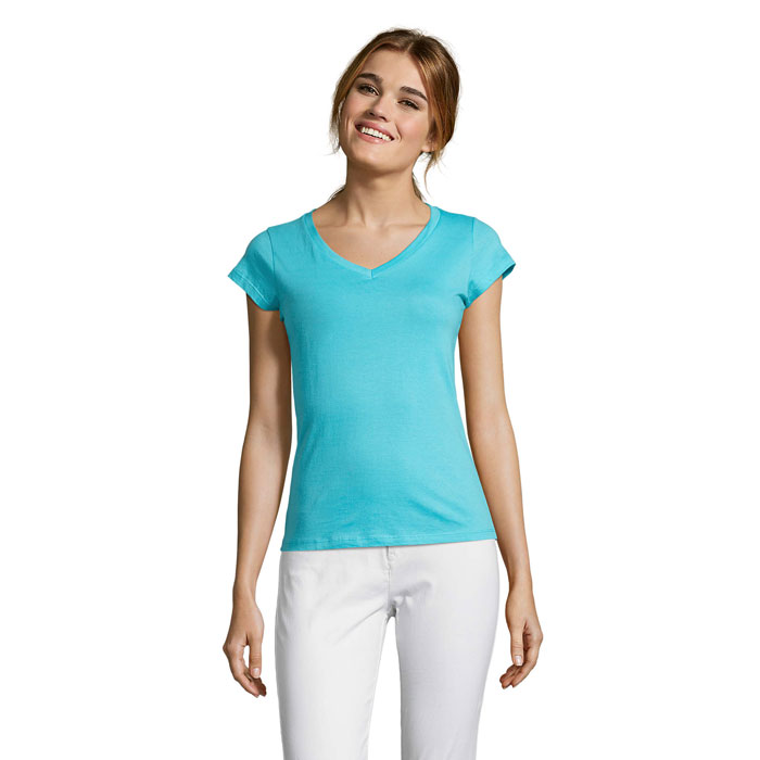 MOON DONNA T-SHIRT 150g — gadget promozionale personalizzabile con il tuo logo