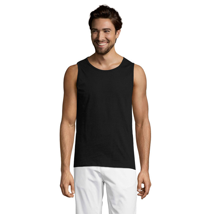 JUSTIN MEN'S TANK TOP 150 — gadget promozionale personalizzabile con il tuo logo