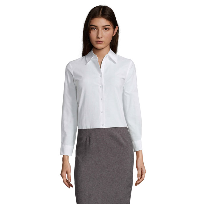 EMBASSY WOMEN SHIRT OXFORD — gadget promozionale personalizzabile con il tuo logo