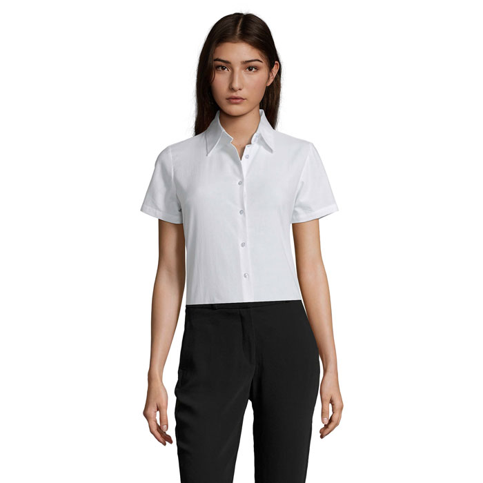 ELITE WOMEN'S SHIRT OXFORD — gadget promozionale personalizzabile con il tuo logo