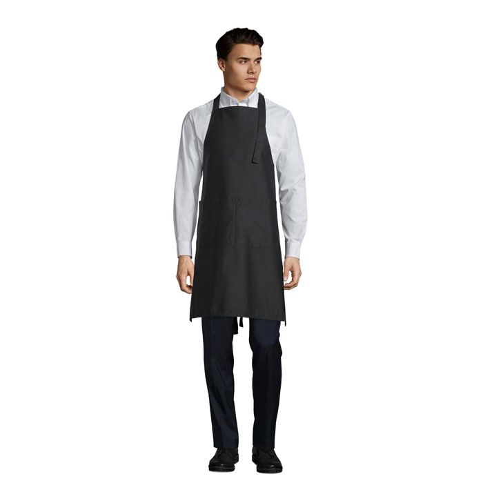 GALA APRON WITH POCKETS — gadget promozionale personalizzabile con il tuo logo