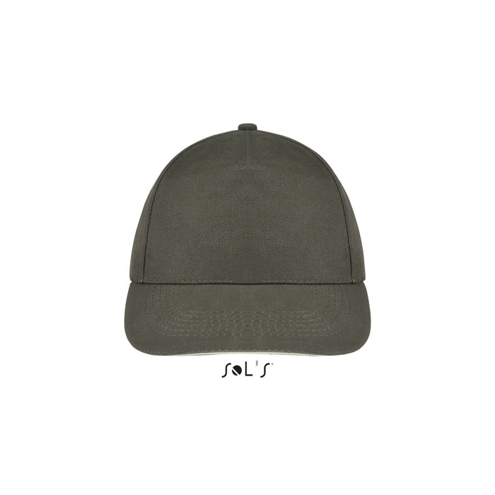 SUNNY-FIVE PANEL CAP-180g — gadget promozionale personalizzabile con il tuo logo