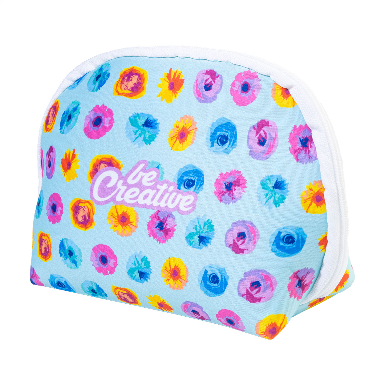 Trousse in RPET — gadget promozionale personalizzabile con il tuo logo