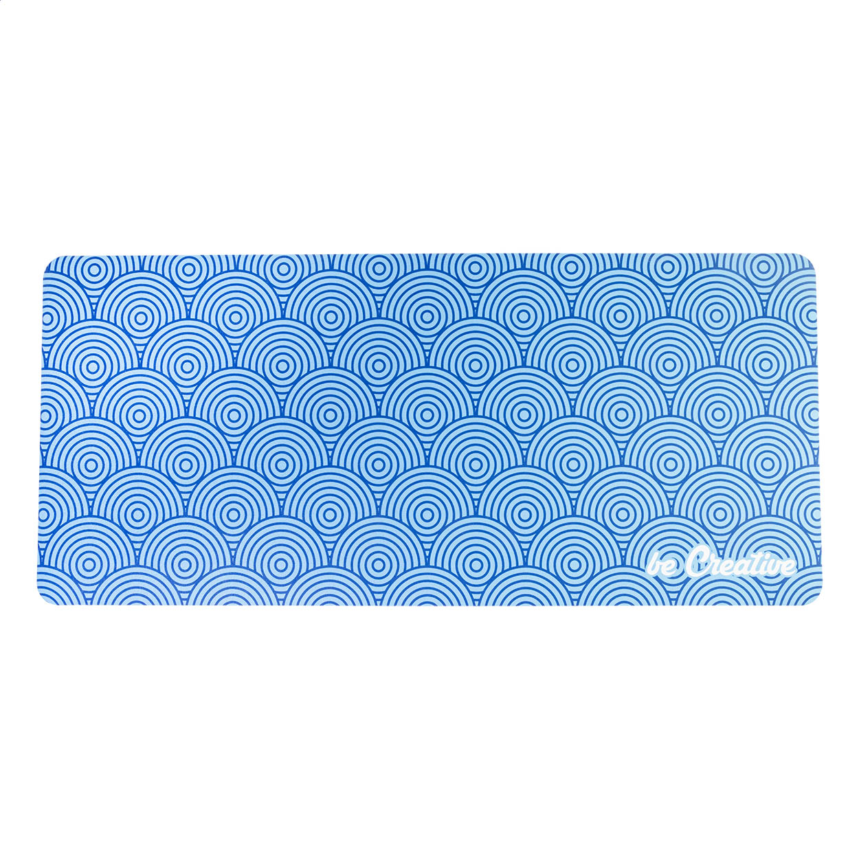 Tappetino per mouse in feltro RPET extra large personalizzato con base antiscivolo in gomma — gadget promozionale personalizzabile con il tuo logo