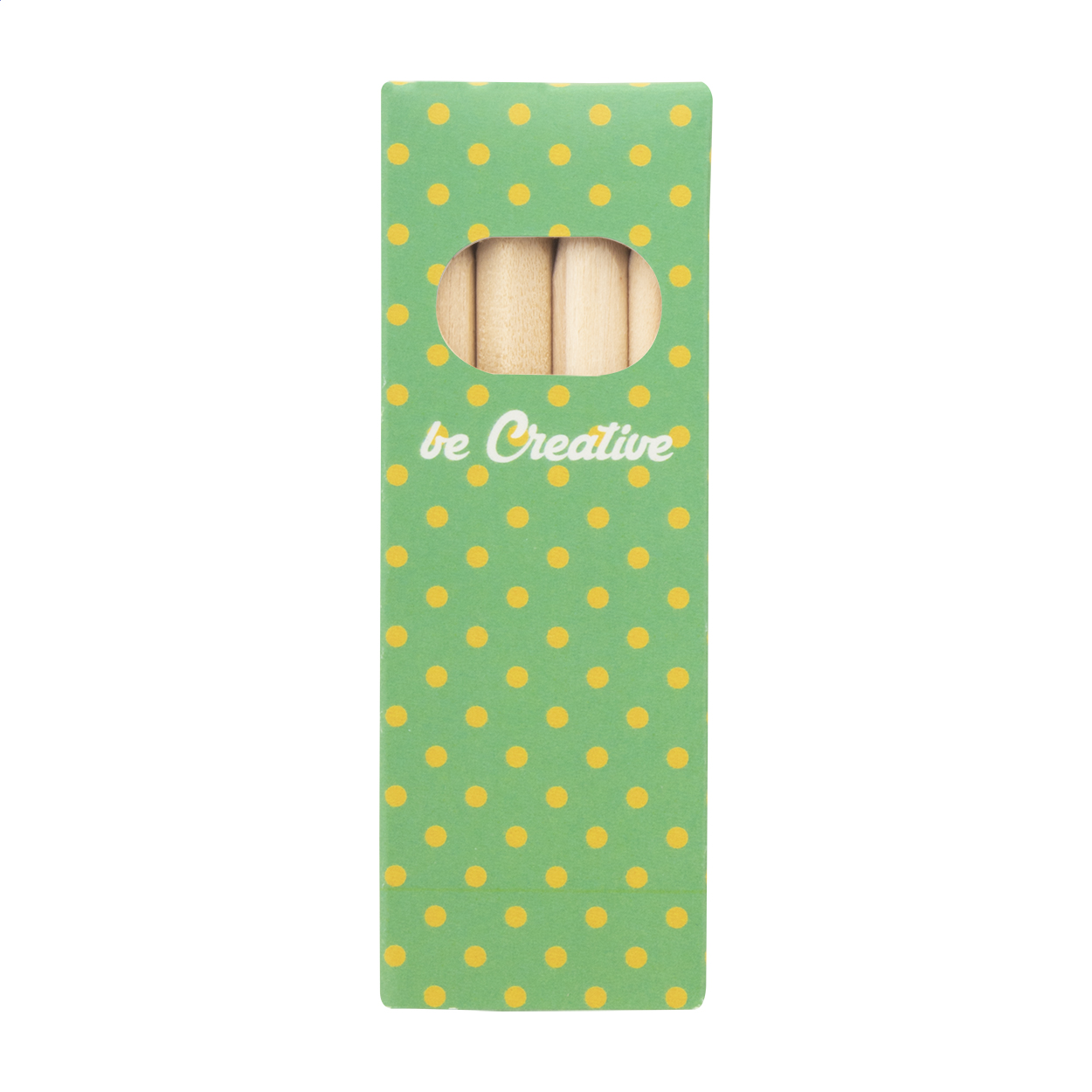 set 4 matite personalizzabili — gadget promozionale personalizzabile con il tuo logo