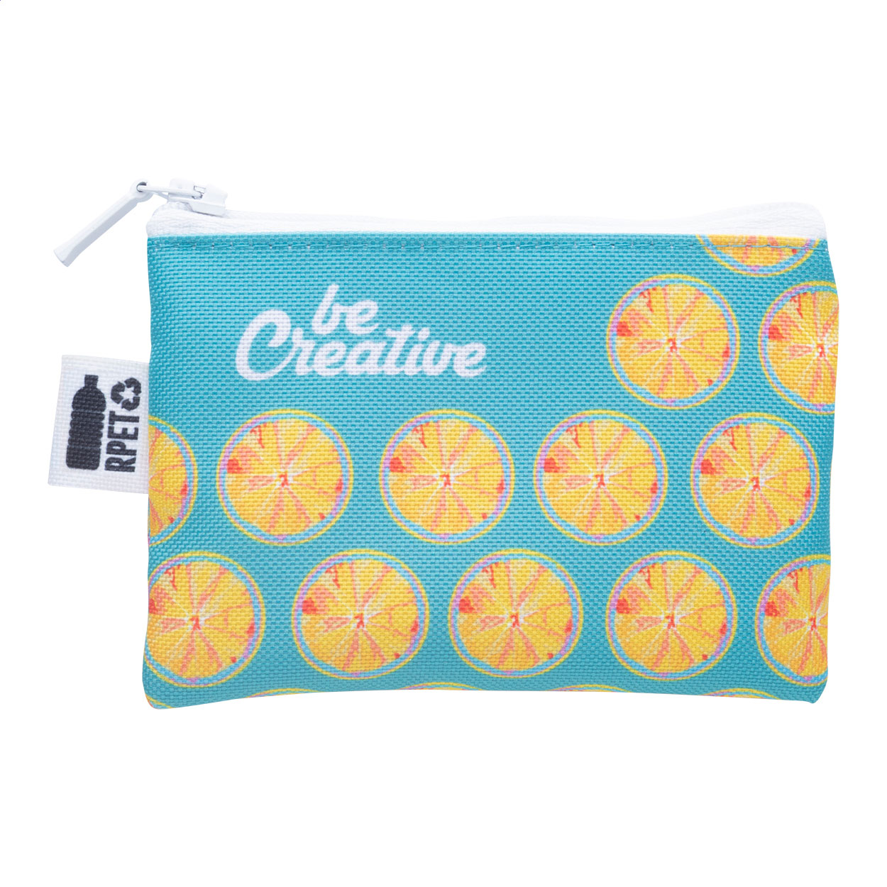 Borsellino personalizzabile in RPET — gadget promozionale personalizzabile con il tuo logo
