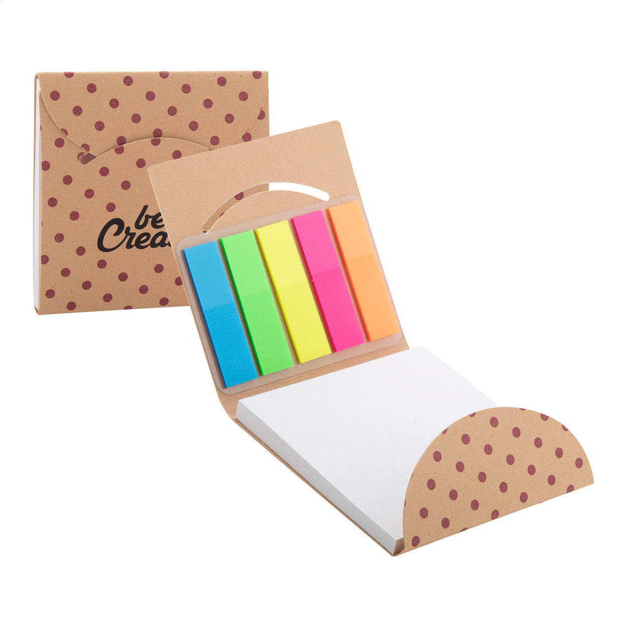Blocco appunti personalizzabile con note adesive — gadget promozionale personalizzabile con il tuo logo