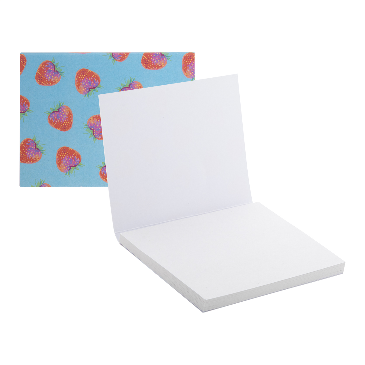 Blocco fogli adesivi e copertina in carta personalizzabile — gadget promozionale personalizzabile con il tuo logo