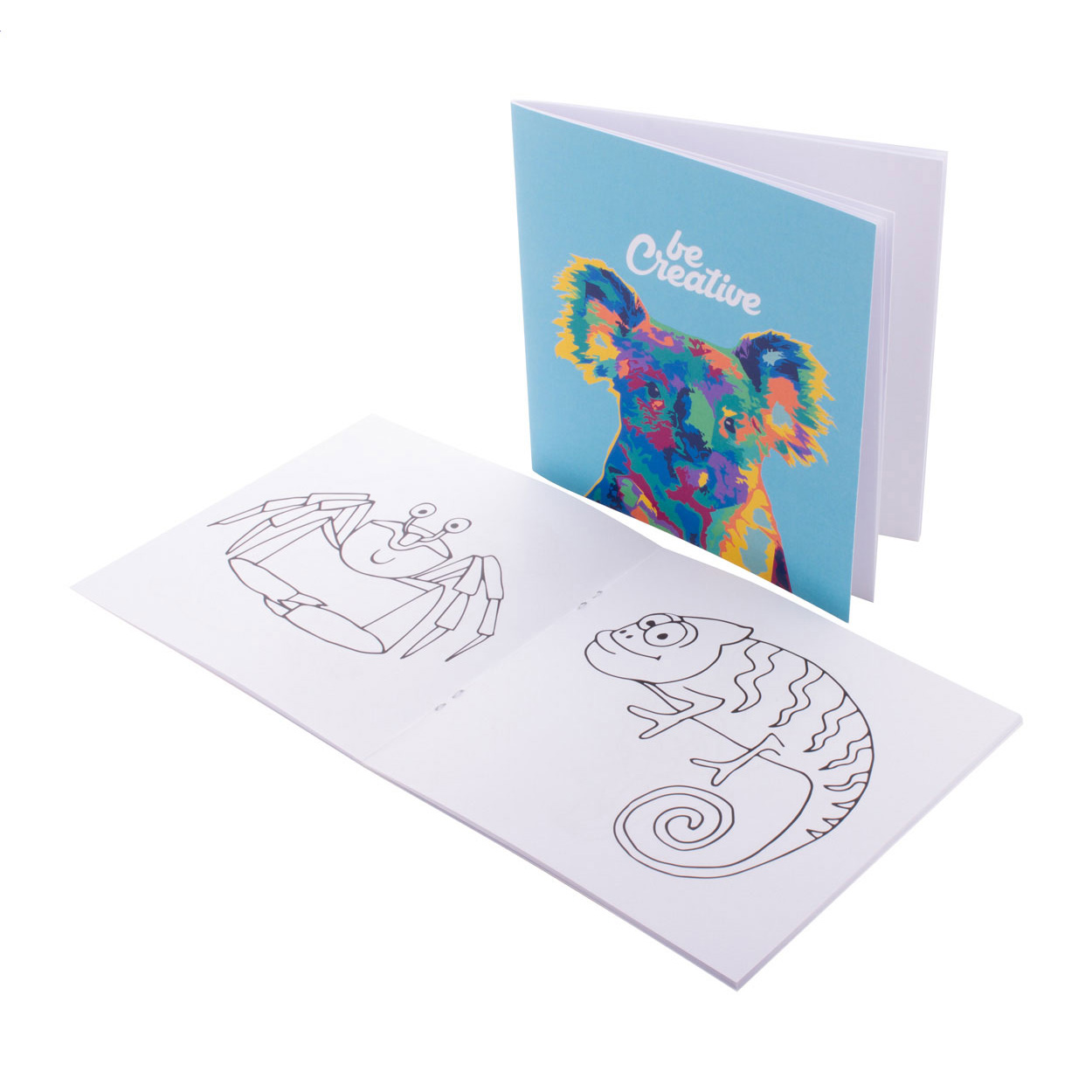 blocchetto da colorare personalizzabile a tema animali — gadget promozionale personalizzabile con il tuo logo