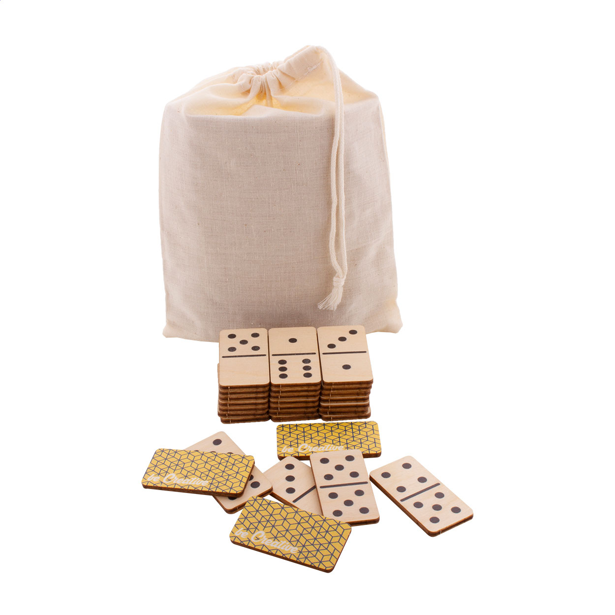 Gioco domino personalizzabile — gadget promozionale personalizzabile con il tuo logo