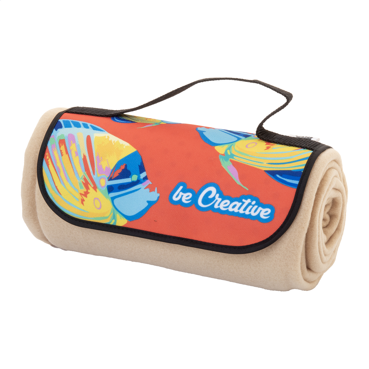 Coperta in pile RPET personalizzabile — gadget promozionale personalizzabile con il tuo logo