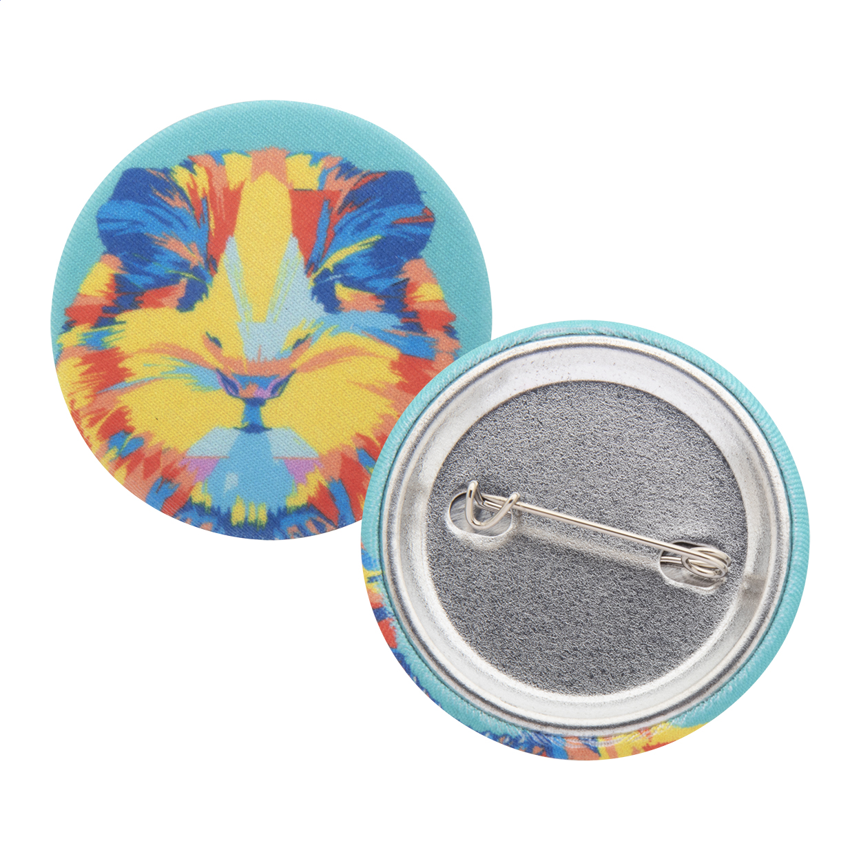 spilla badge — gadget promozionale personalizzabile con il tuo logo