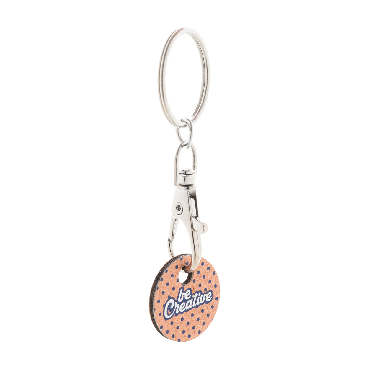 Portachiavi personalizzabile — gadget promozionale personalizzabile con il tuo logo