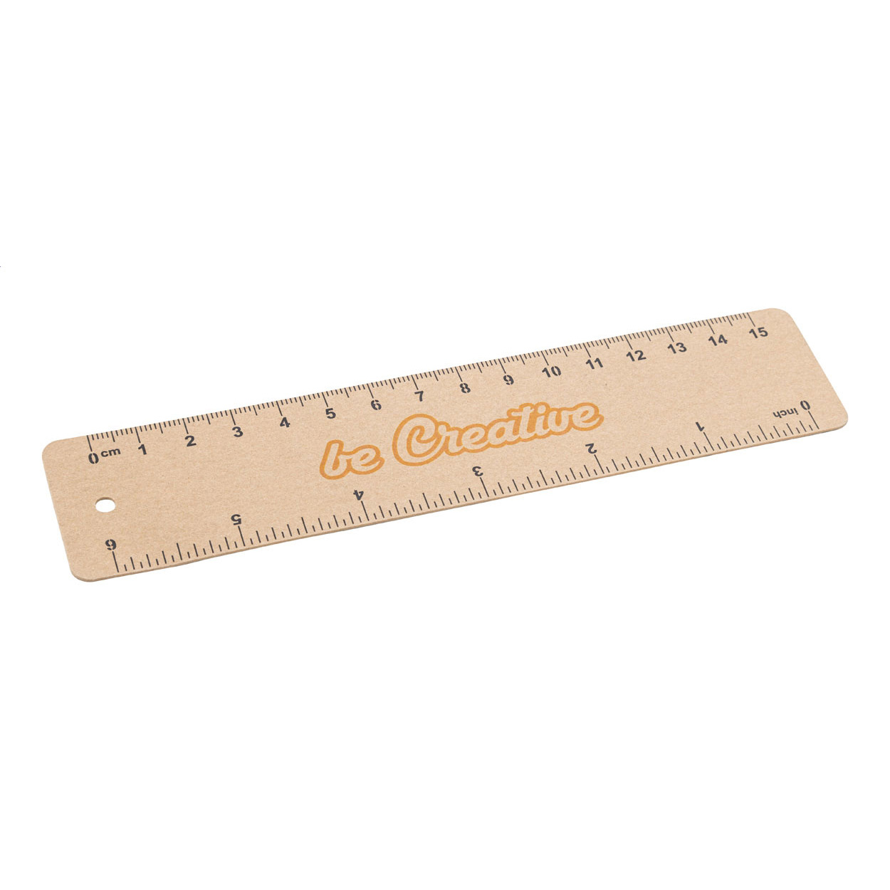 Righello in cartoncino personalizzabile — gadget promozionale personalizzabile con il tuo logo