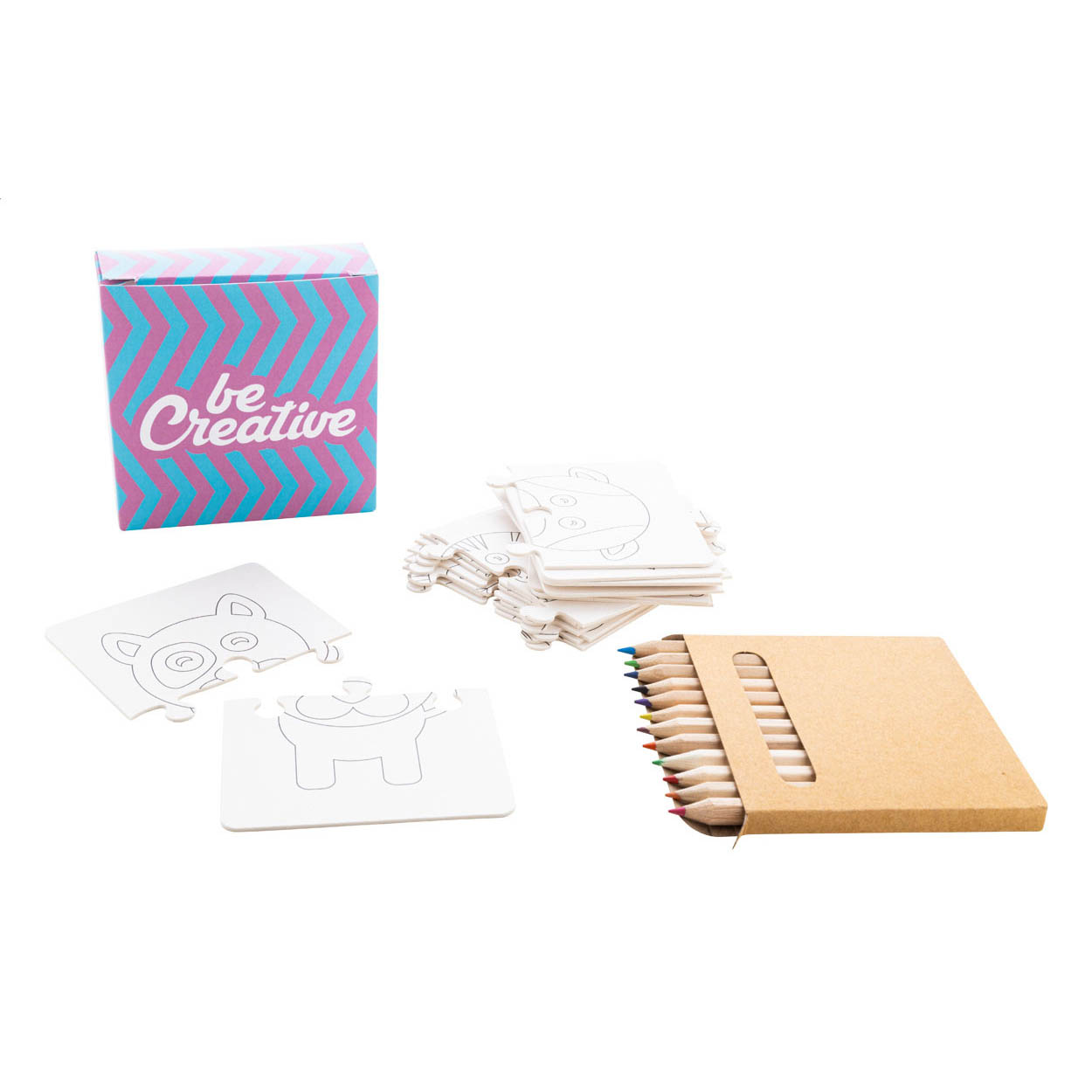 puzzle da colorare personalizzabile — gadget promozionale personalizzabile con il tuo logo