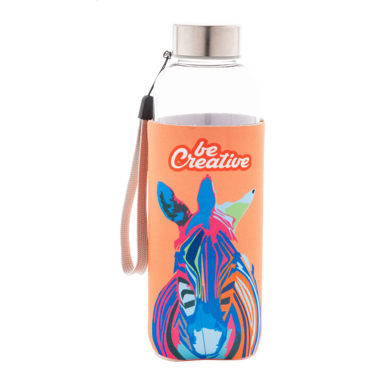 Borraccia in RPET con capacità di 500ml — gadget promozionale personalizzabile con il tuo logo