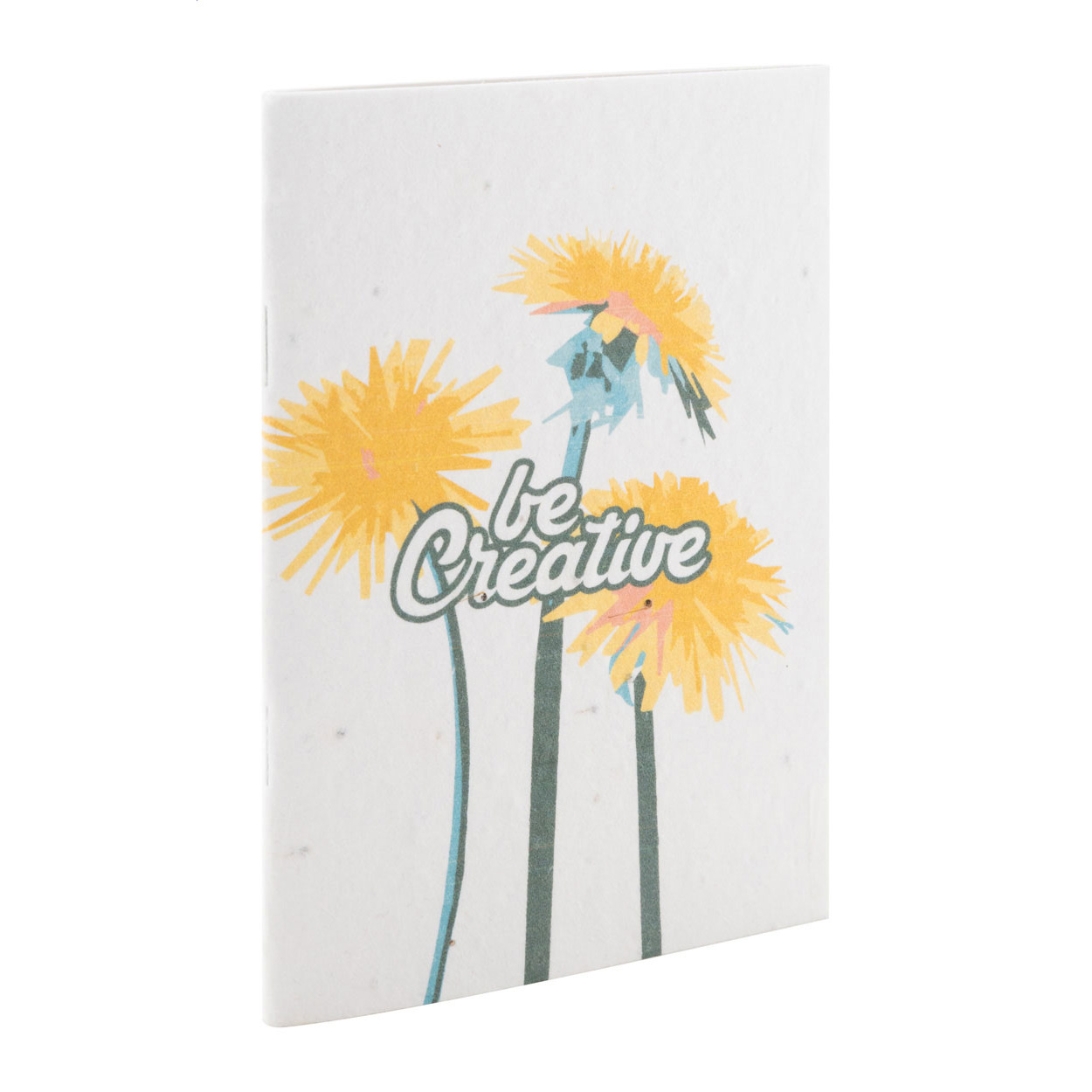 quaderno di carta con semi personalizzato — gadget promozionale personalizzabile con il tuo logo