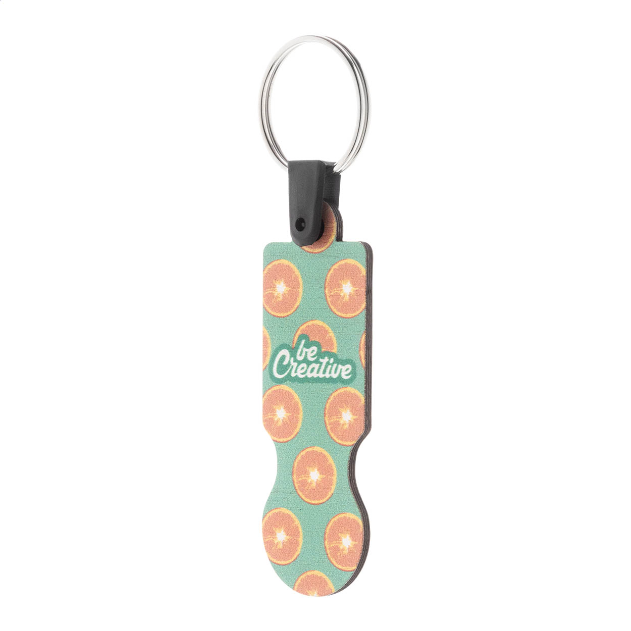 Portachiavi personalizzabile — gadget promozionale personalizzabile con il tuo logo