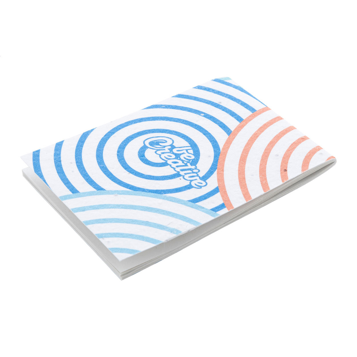 quaderno di carta con semi personalizzato — gadget promozionale personalizzabile con il tuo logo