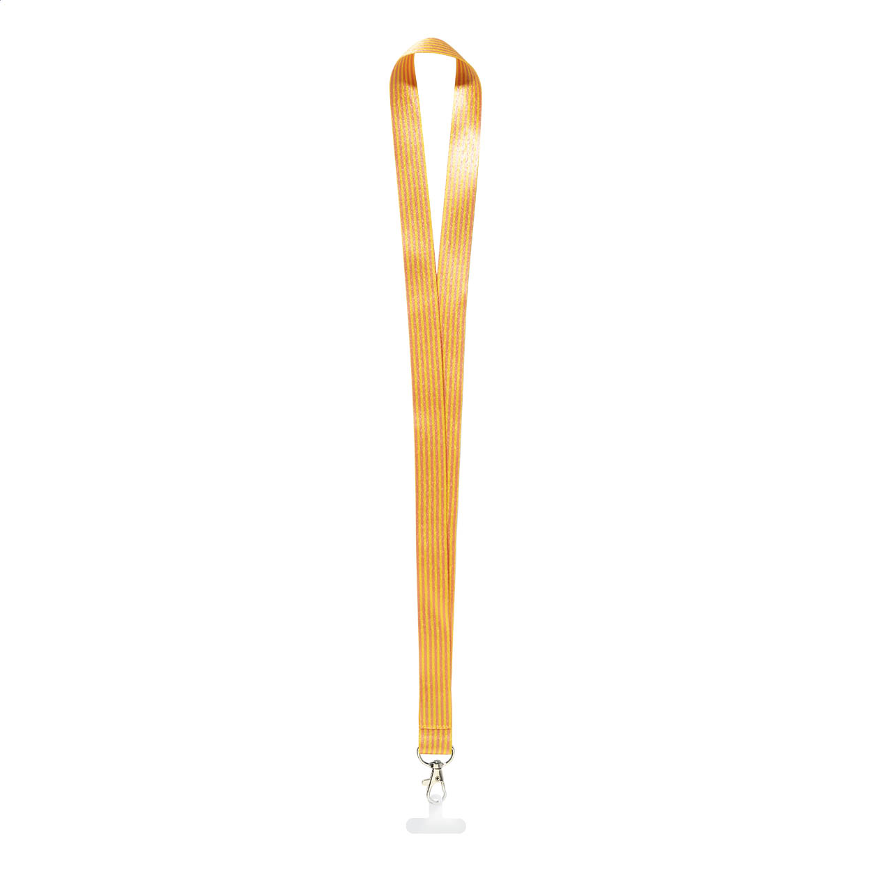 Lanyard in RPET personalizzabile con porta cellulare — gadget promozionale personalizzabile con il tuo logo