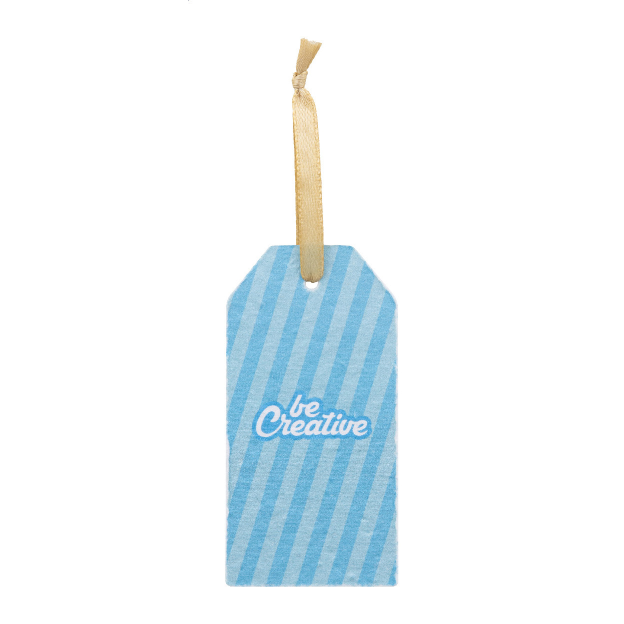 etichetta regalo in carta di semi personalizzabile — gadget promozionale personalizzabile con il tuo logo