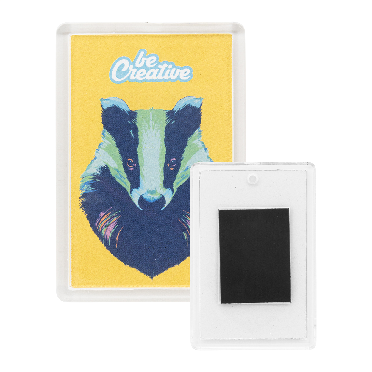 Magnete frigo — gadget promozionale personalizzabile con il tuo logo