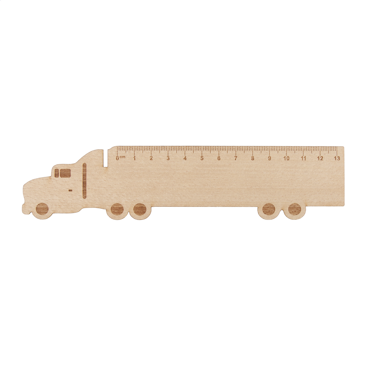 Righello in legno in varie forme — gadget promozionale personalizzabile con il tuo logo