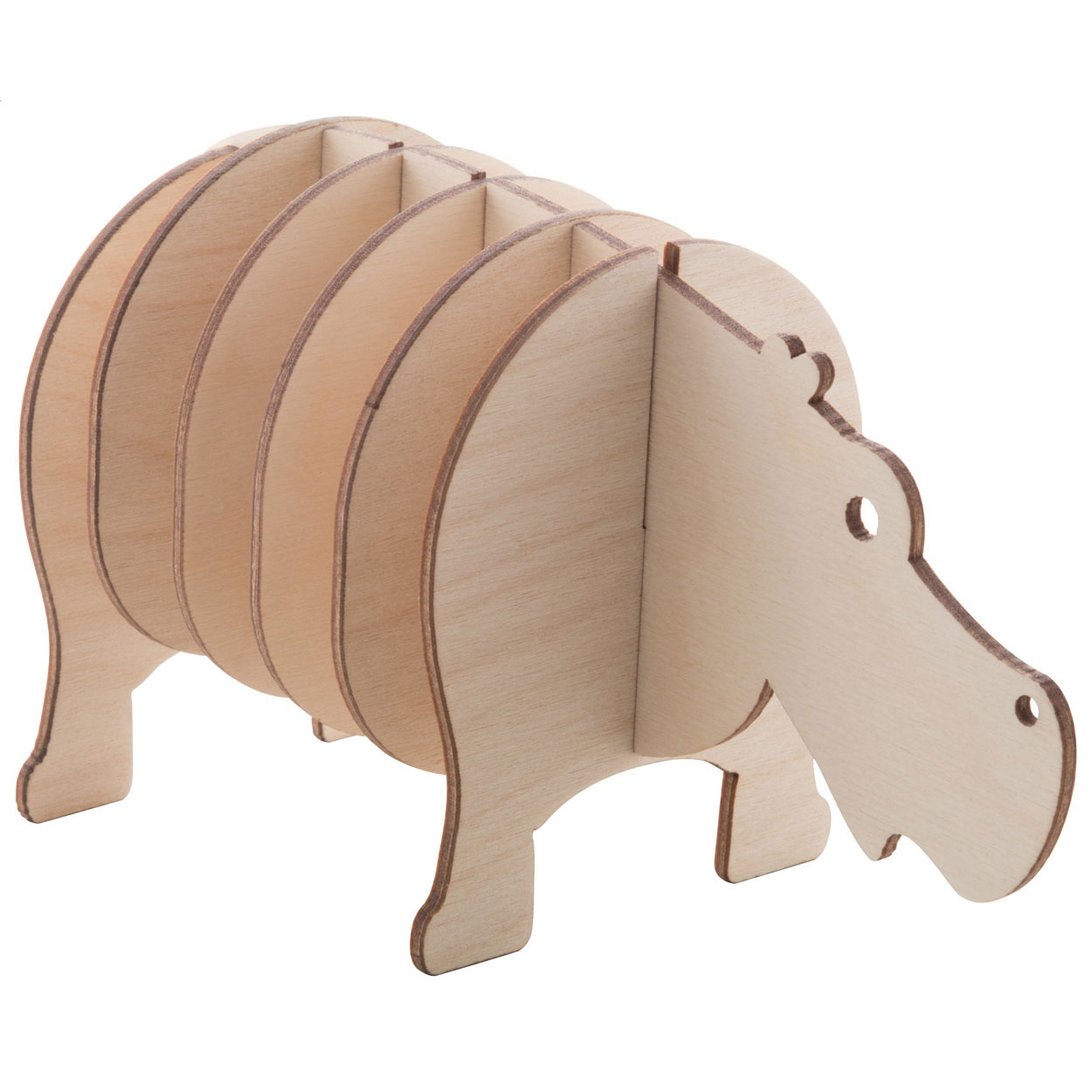 Set sottobicchieri a forma di animale con 4 sottobicchieri — gadget promozionale personalizzabile con il tuo logo