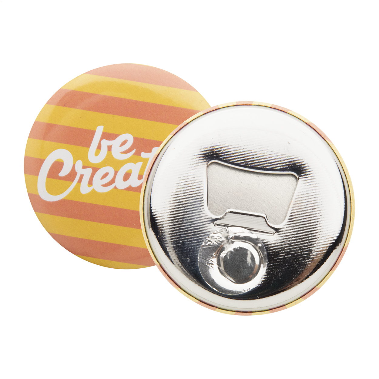 Apribottiglie con magnete ed inserto di carta full color — gadget promozionale personalizzabile con il tuo logo
