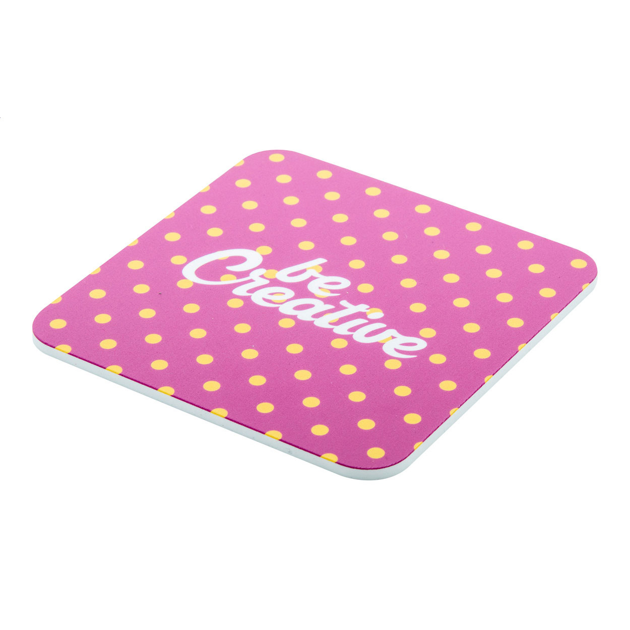 sottobicchiere, quadrato — gadget promozionale personalizzabile con il tuo logo