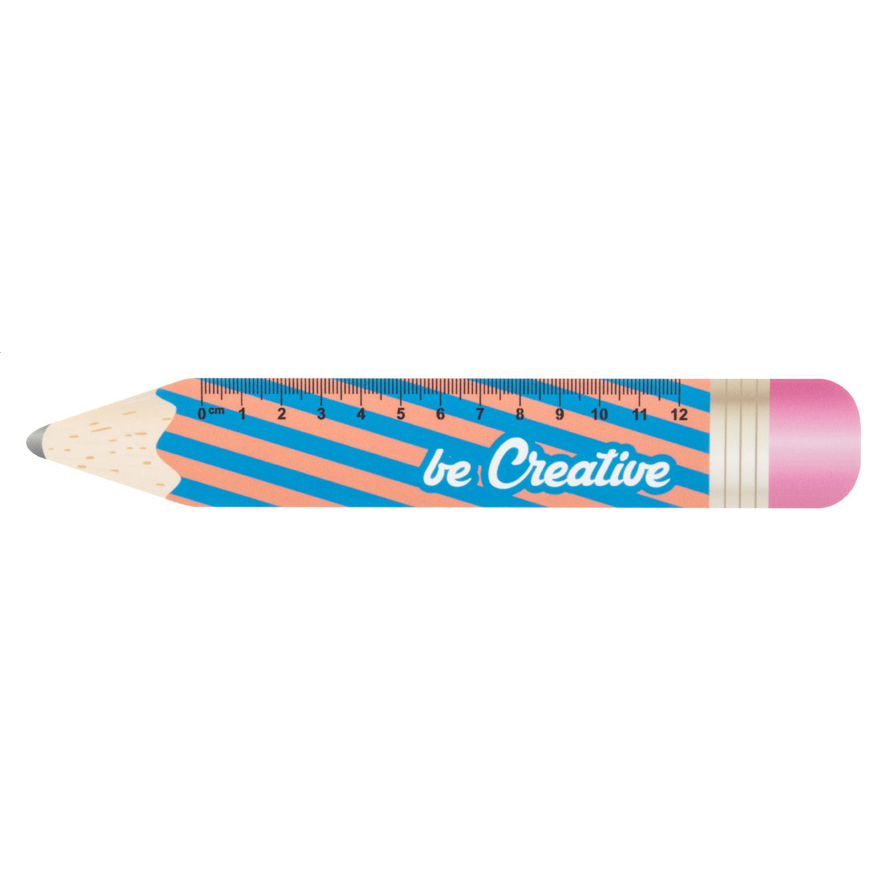 Righello 12cm, matita — gadget promozionale personalizzabile con il tuo logo