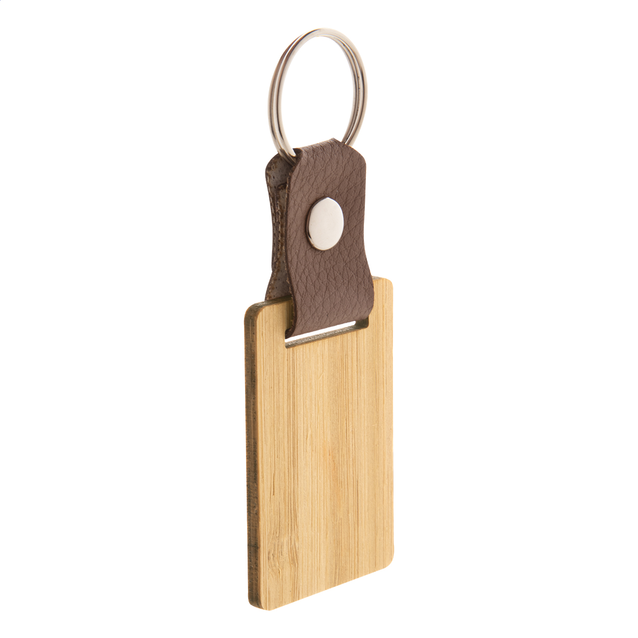 portachiavi, rettangolo — gadget promozionale personalizzabile con il tuo logo