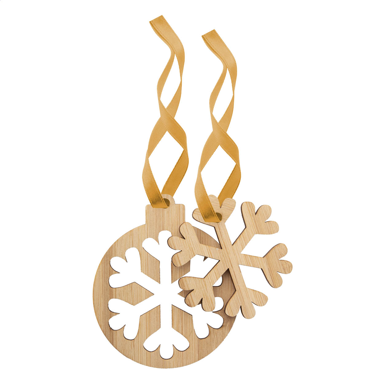 Decorazione Albero Di Natale, Fiocco Di Neve — gadget promozionale personalizzabile con il tuo logo